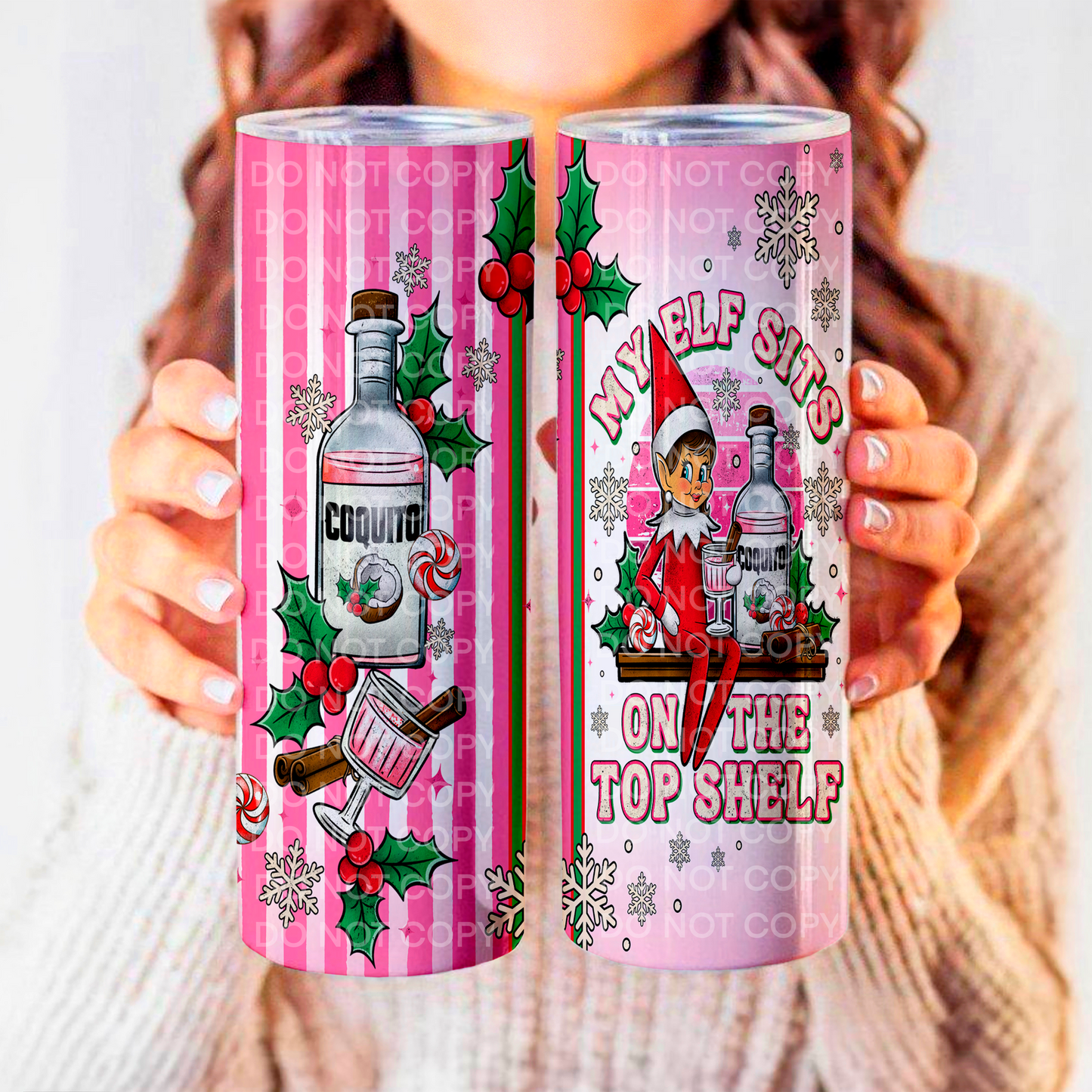 Elf Girl Coquito Tumbler